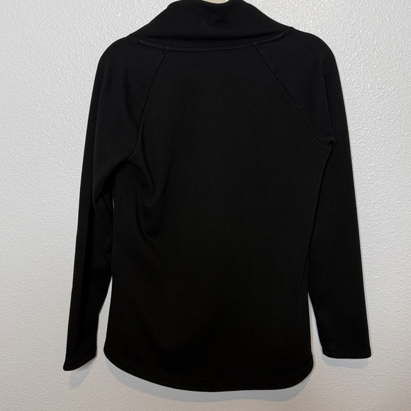 ATHLETA Cozy Karma Asym Pullover Sweatshirt Black XS - Picture 4 of 5